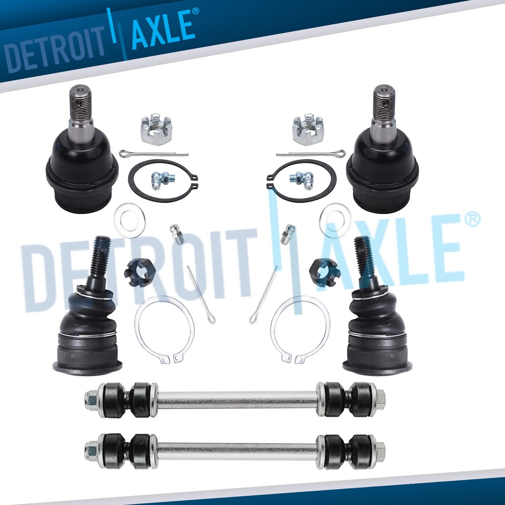 2002 2003 2004 2005 Ford Explorer - All 4 Front Ball Joints + 2 Sway Bar Links