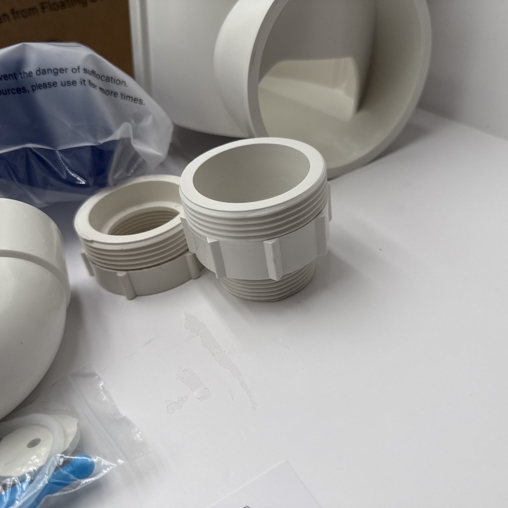 Automatic Pool Surface Skimmer Cleaner Return Jet Powered Leaf Debris Catcher