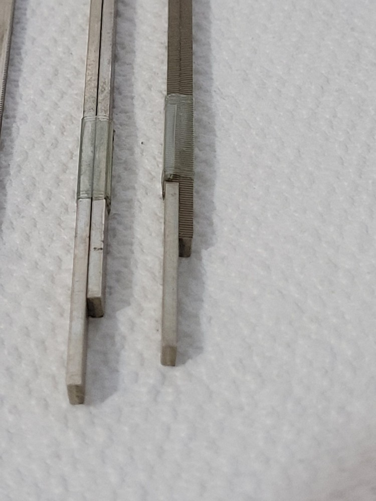 Fowler Dial Caliper depth bar replacement parts. 6 pieces