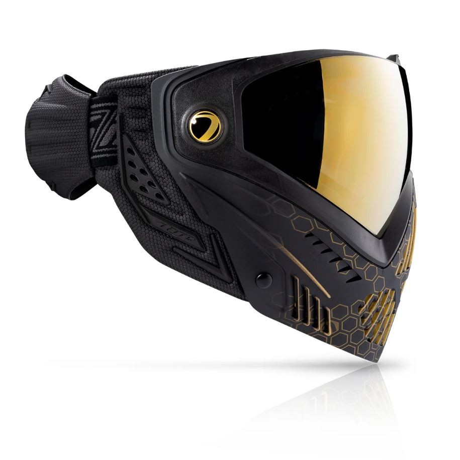 Dye Paintball I5 Protective Gear Goggle System Mask Hypercam Black/Gold