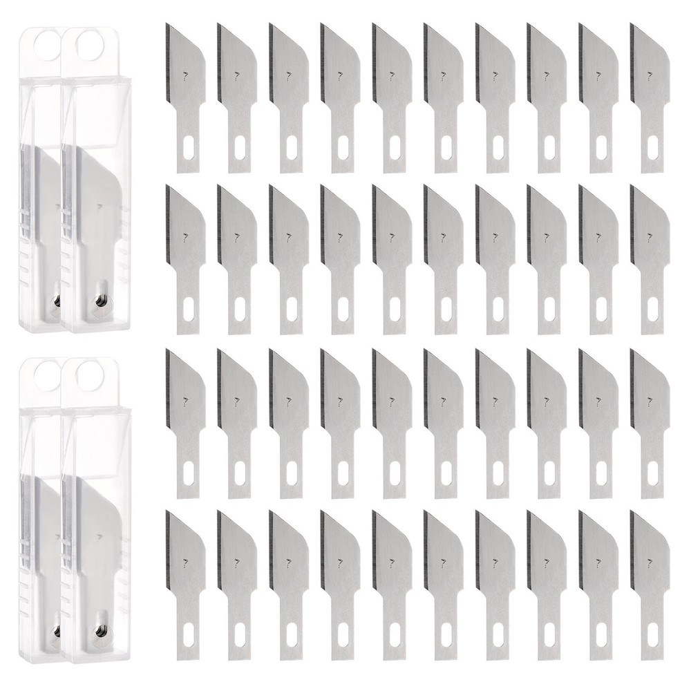 40pack Exacto Knife Blades #7 Hobby Knife Replacement Blades Refills
