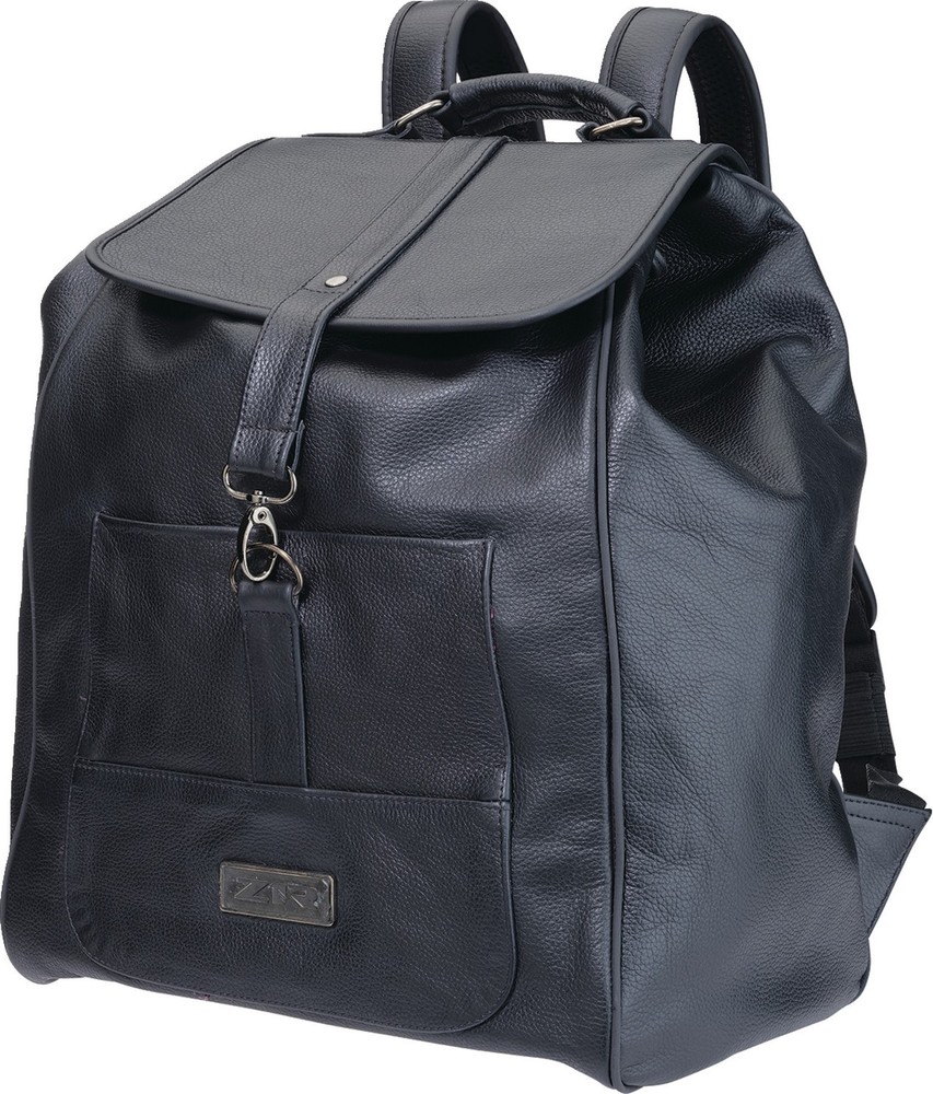 Z1R Leather Backpack Black