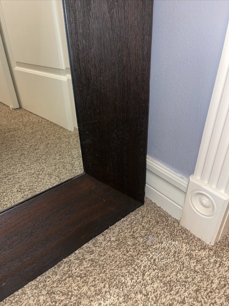 Dark Wooden Mirror