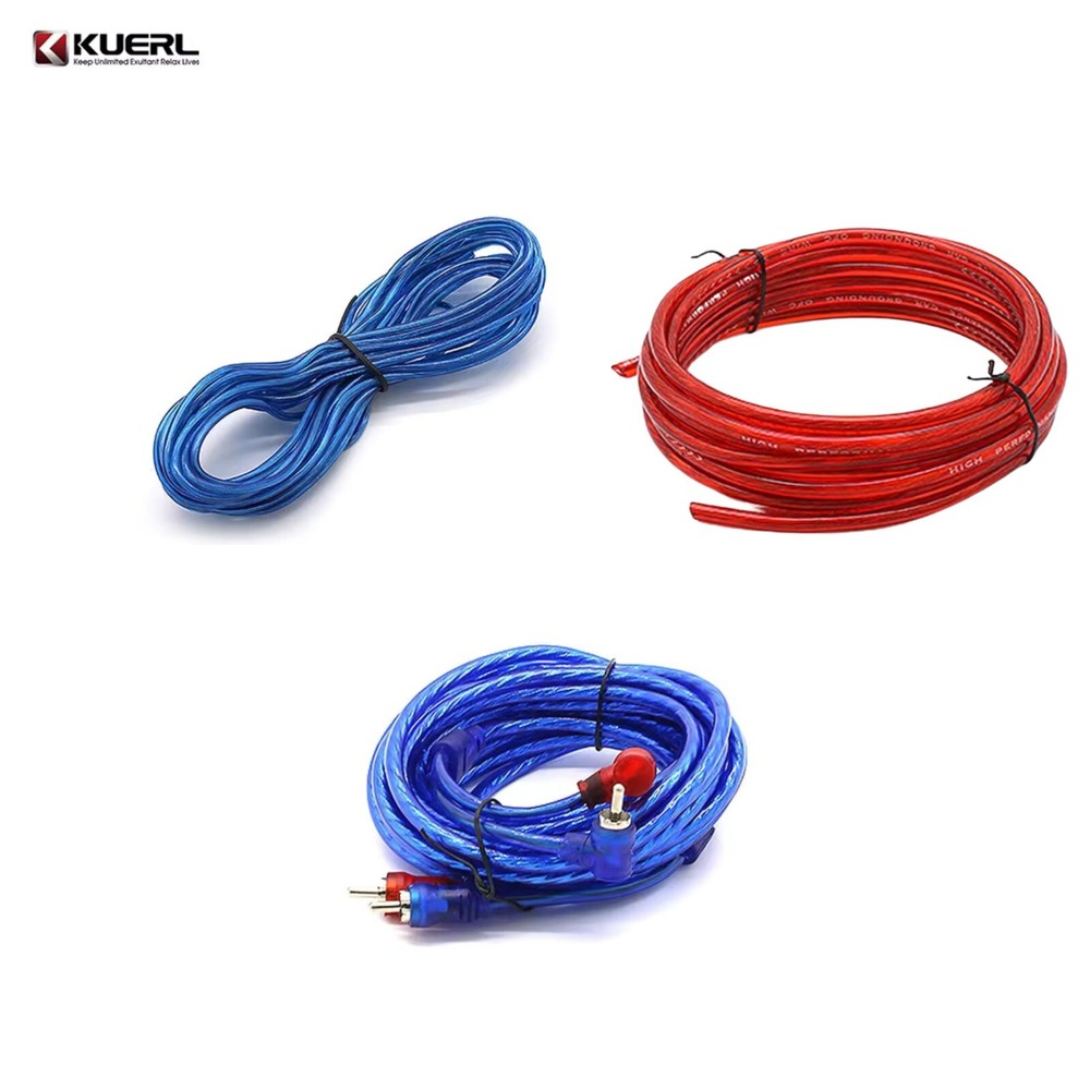 Amplifier Installation Kit Wiring Complete 10Ga Car Audio Cable Kit 1200W