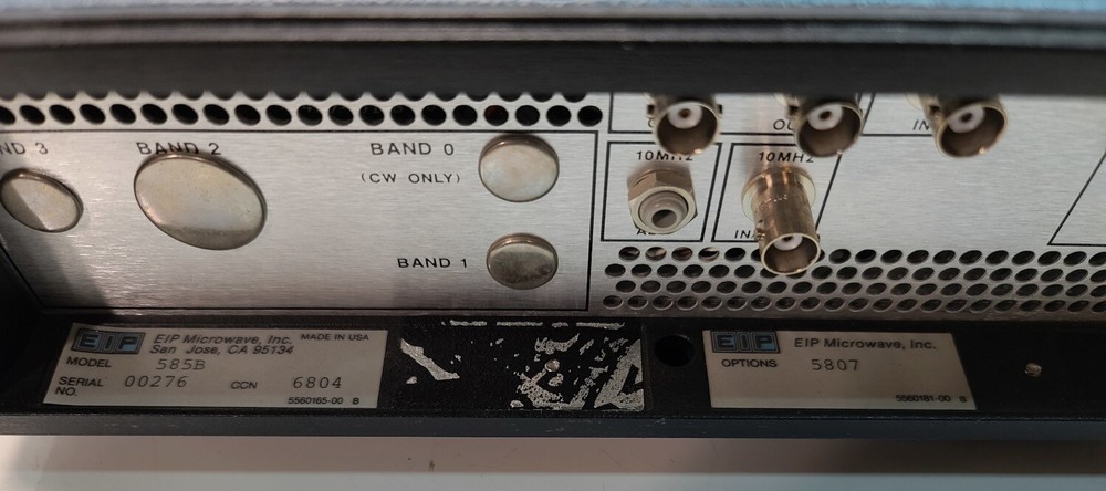 EIP 585B Microwave Pulse Counter with option 5807