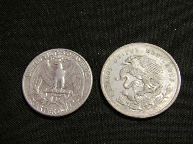 Mexico 1950 50 Centavos Silver Coin