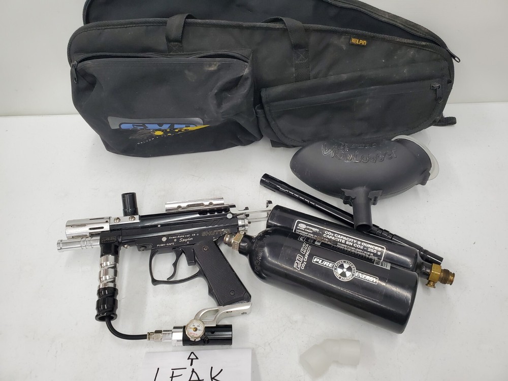 Java Spyder Compact Paintball Gun With Expansion Chamber Barrel Feeder