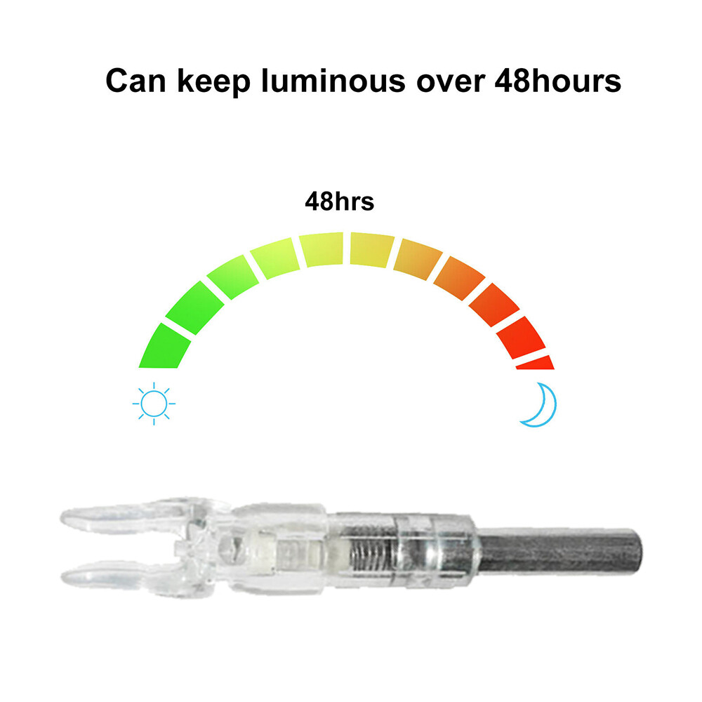 6Pcs Multicolour Lighted Nocks for .244"/6.2mm Arrows Inside Diameter Led Nocks