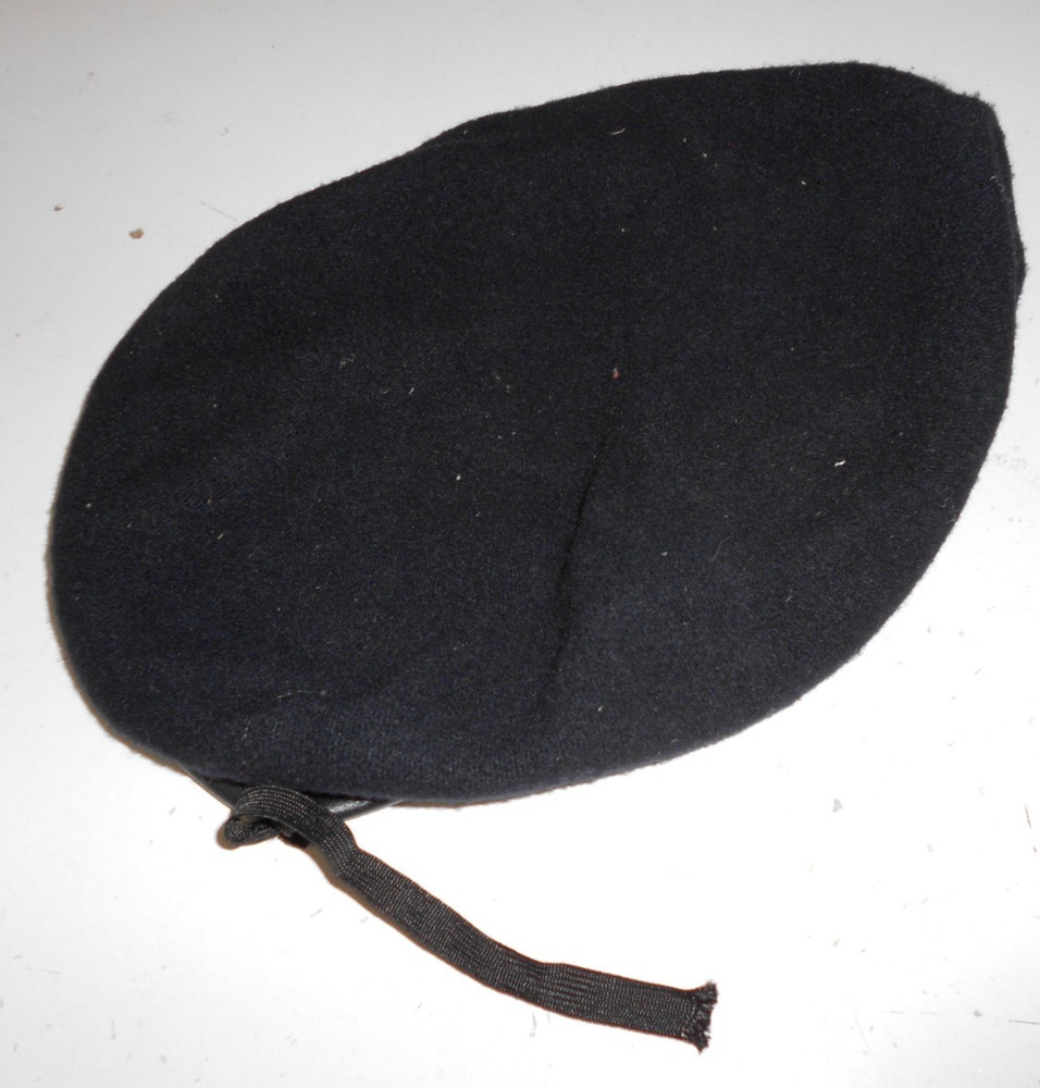 USAF Security Forces Defensor Fortis Black Beret 7 3/8 Free Shipping