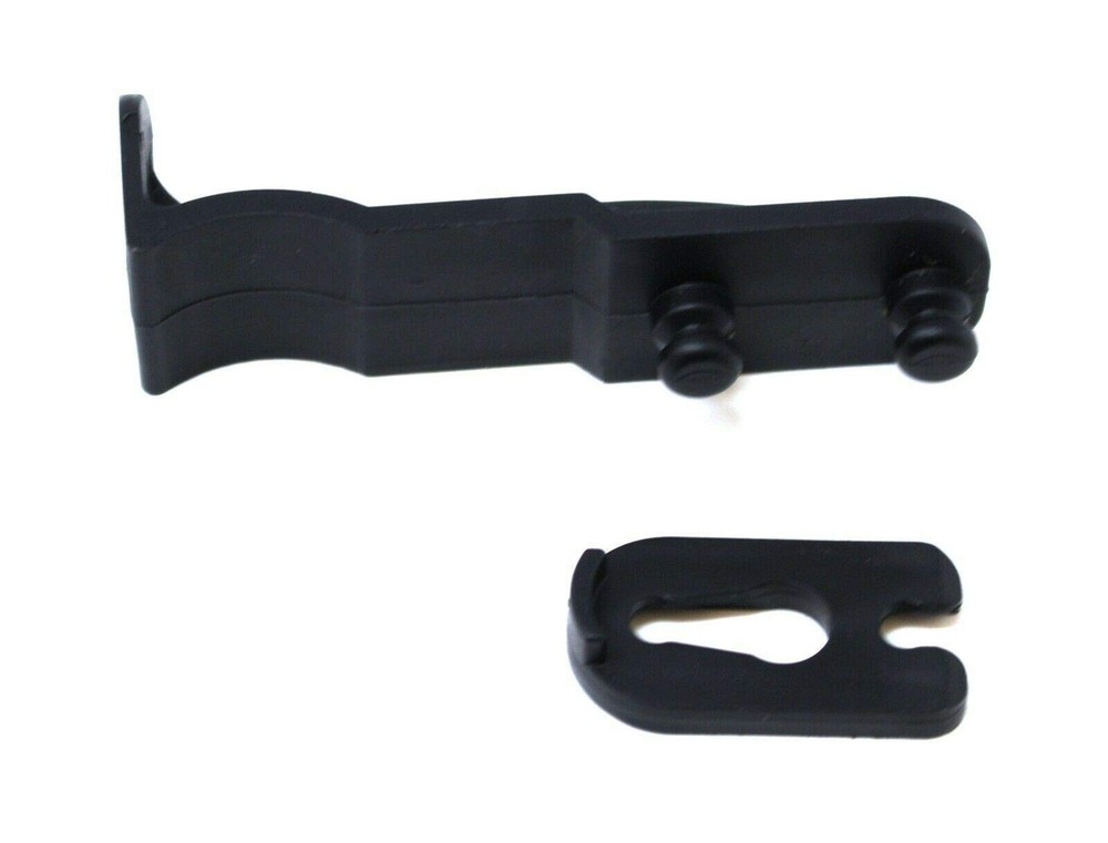 2 Pack Mailbox Plastic Latch Set Repair Kit for Solar Group Mail Box Black