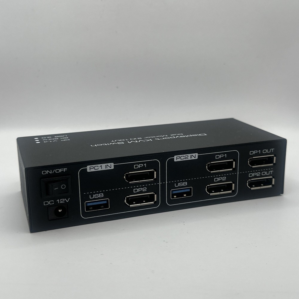 HDMI KVM Switch 2 Monitors 2 Computers Support 8K 60Hz 4K 120Hz KVM Switch...