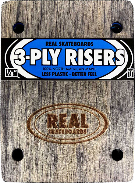 REAL WOODEN RISERS SET 3ply 1/8" THUNDER
