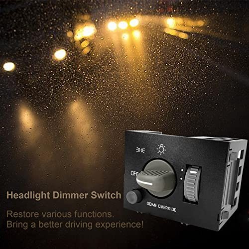 Headlight Switch Dimmer Control | Headlight Switch - 93443101 Black - 1995-2009