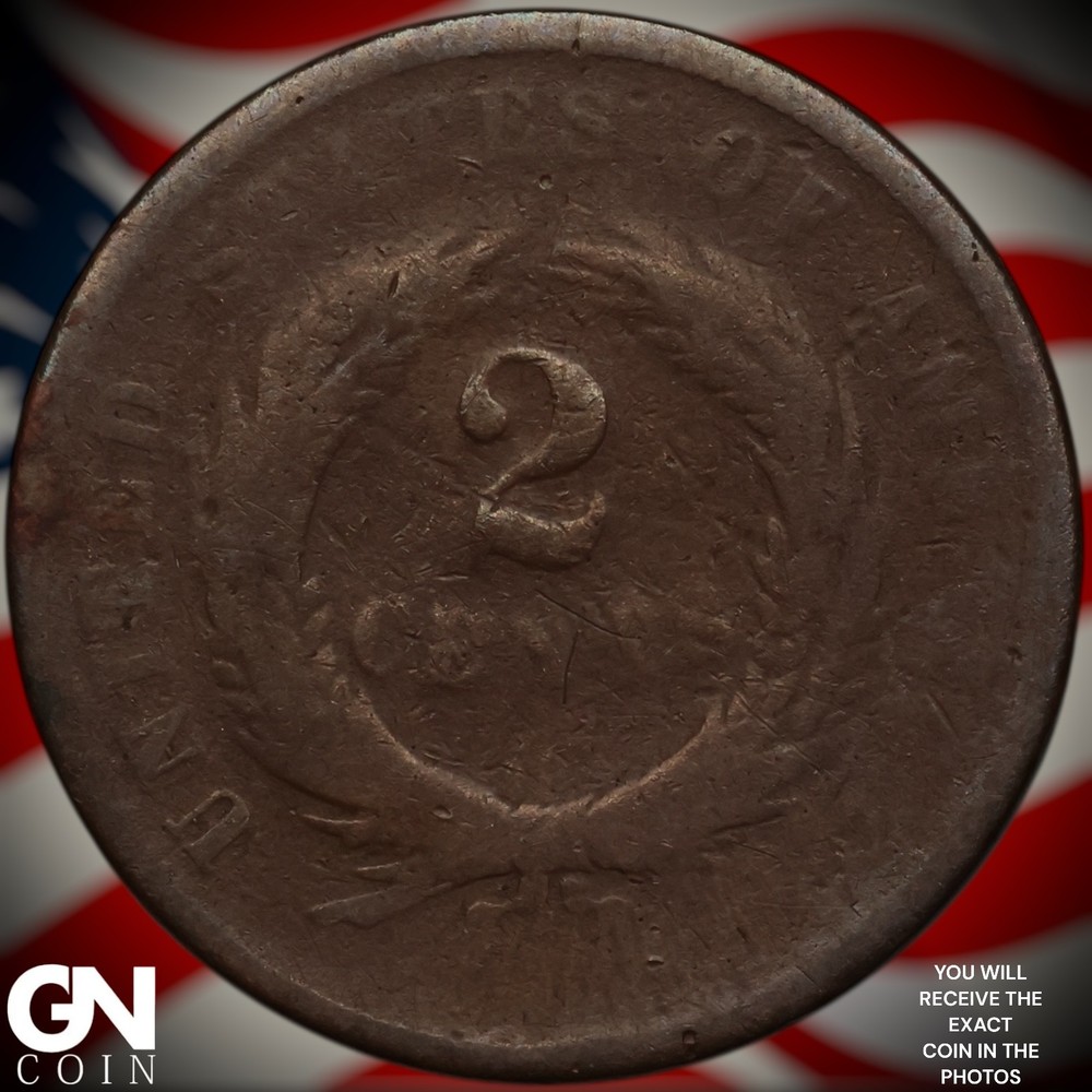 1868 2 Cent Piece A3368