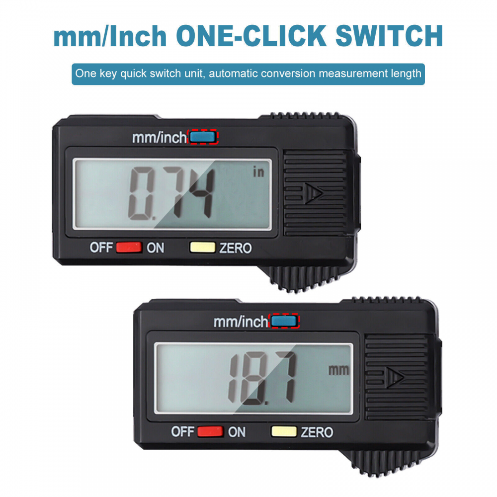 LCD Digital Caliper Electronic Gauge Vernier Micrometer Ruler 4/6inch