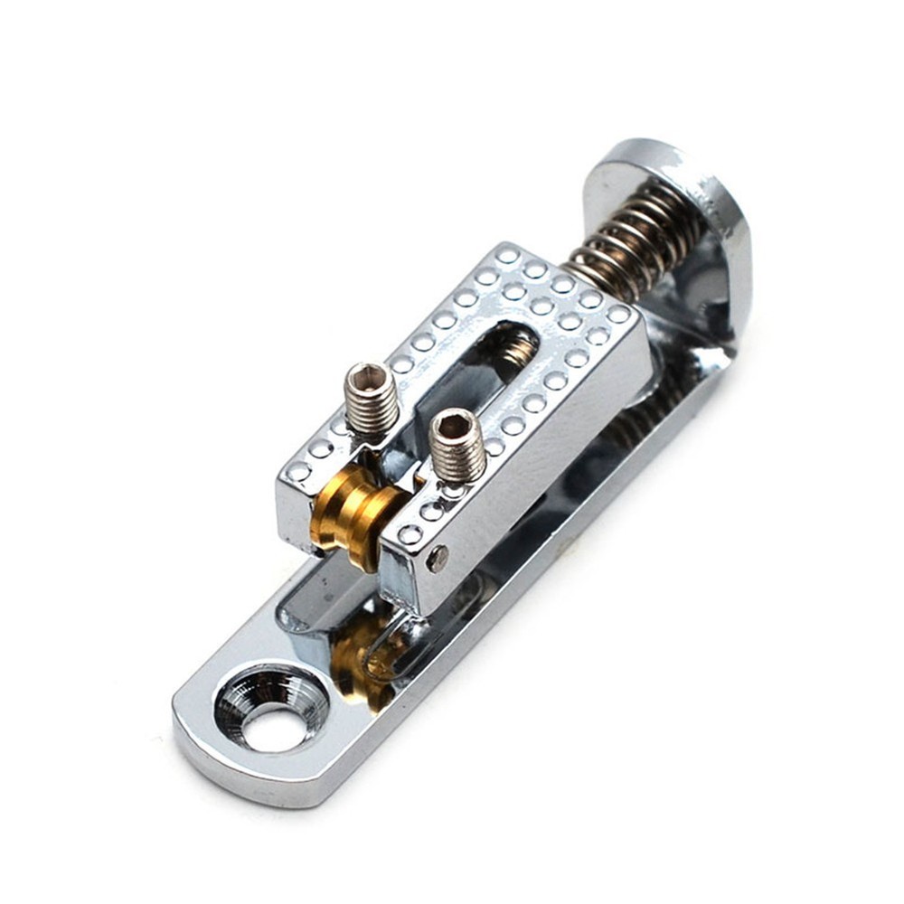 6pcs Single String Roller Saddle Guitar Bridge for cigar box banjo Silver