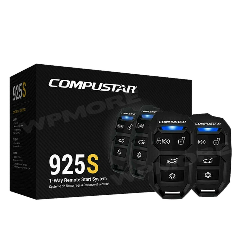 Compustar CS925-S 1-Way 1500-FT Range Remote Start Keyless Entry System CS920-S