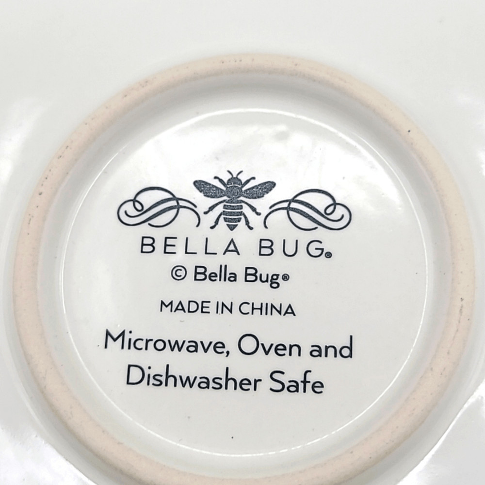 Bella Bug Ceramic Apple Pie Decorated Pie Plate