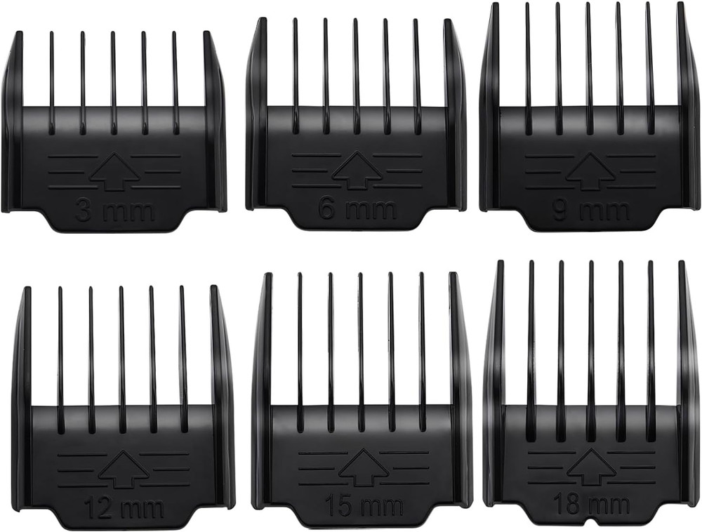 6 Pack Attachment Guide Comb Guards Compatible with Oneisall Low Noise Dog Clipp