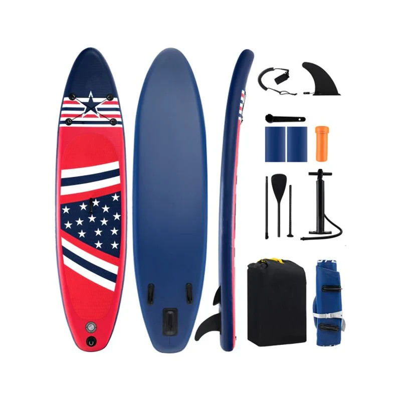 Inflatable Paddle Board 10ft with Removable Fin, Adjustable Paddle and Backpack