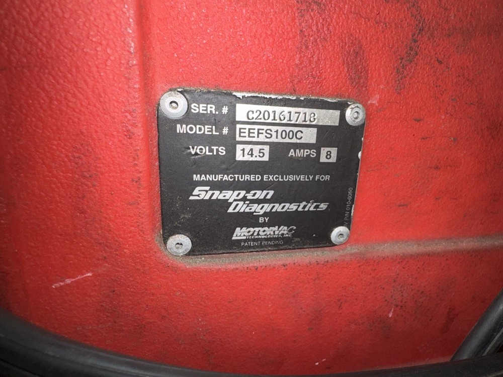 Snap-On Sun Motorvac Carbon Cleaner System Model EEFS 100C