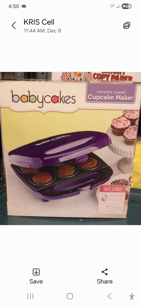 BabyCakes Cup Cake Maker