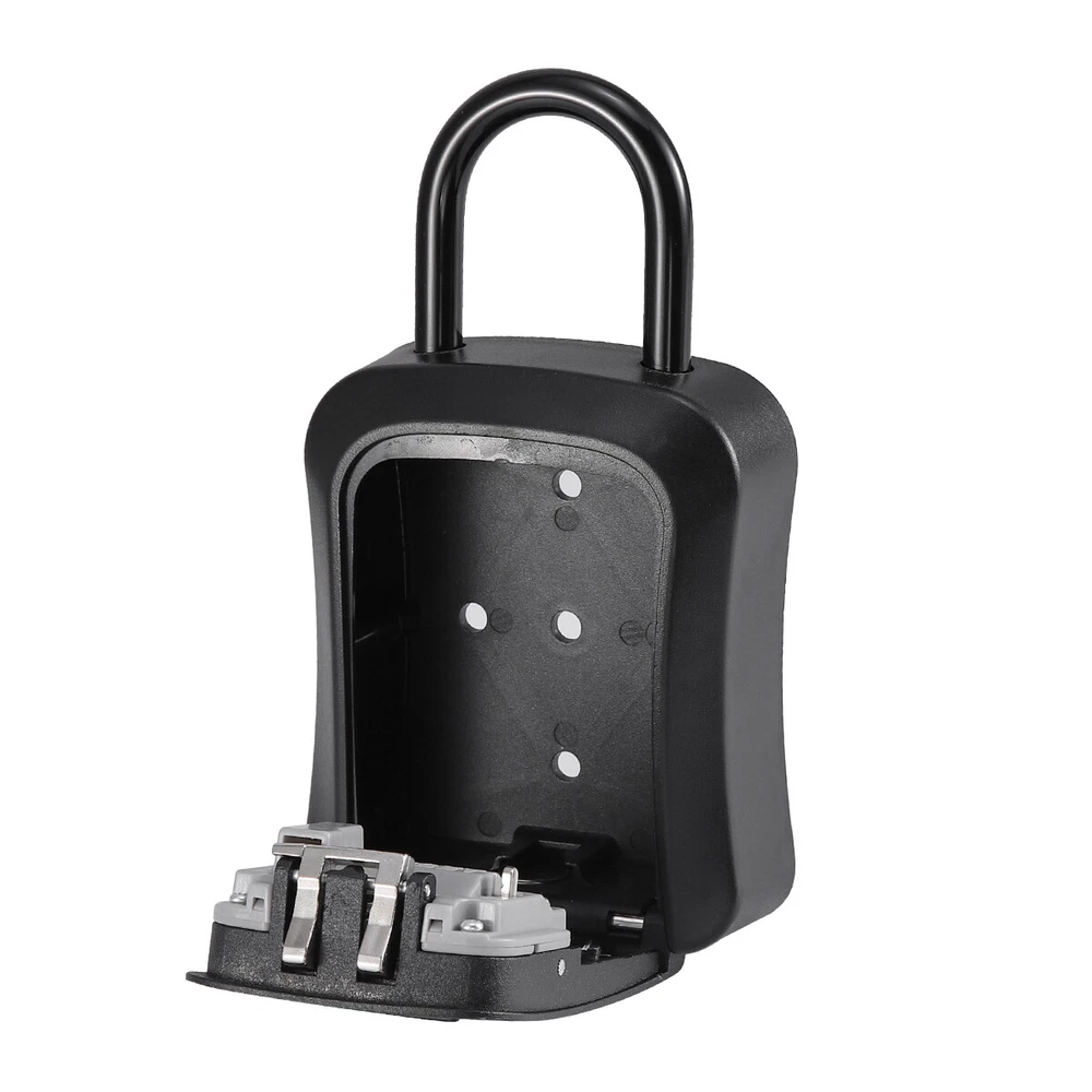 Key Lock Box for Outside-Combination Lockbox for House Key-Portable/Wall Mounted