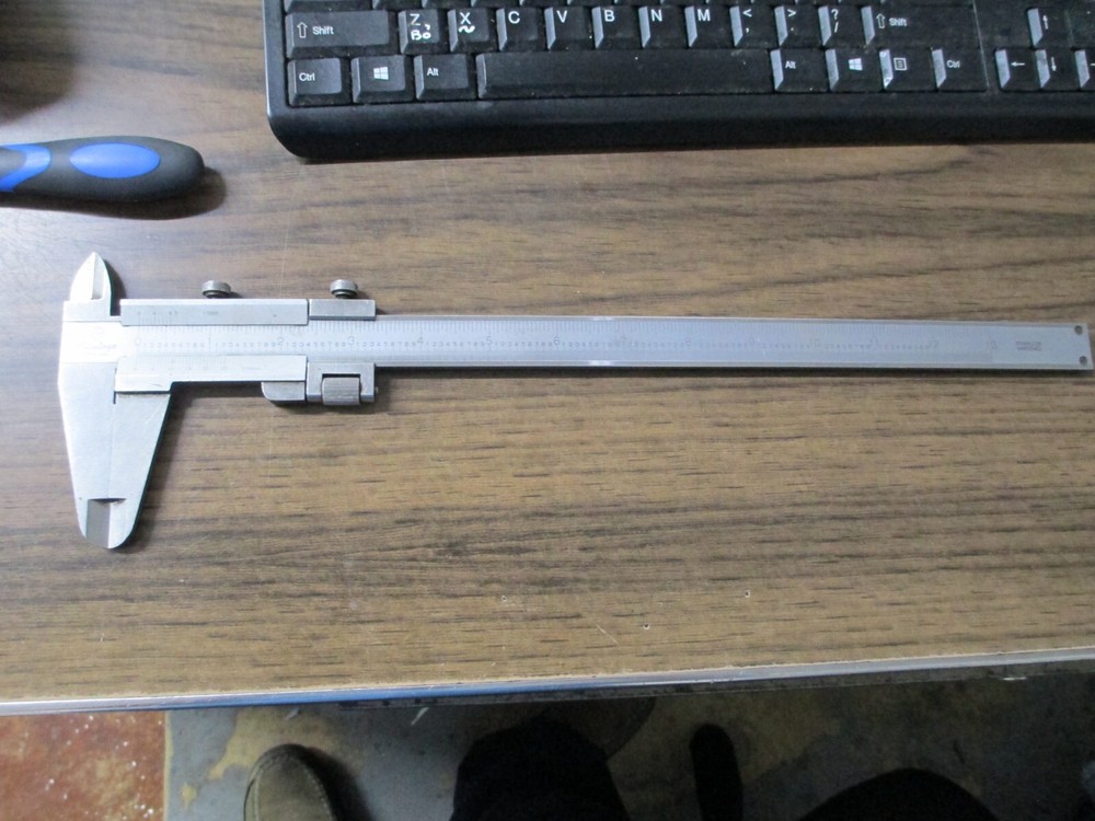 Mitutoyo Vernier Caliper W/ Fine Adjust Range 1/128” 1/1000”