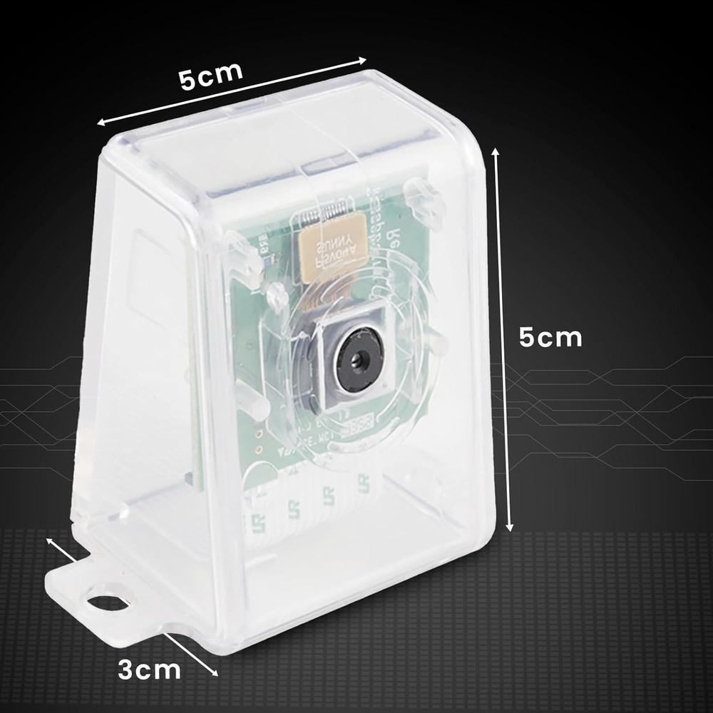 Lightweight & Protective Raspberry Pi V2 Camera Case - Assemble in 30 Seconds
