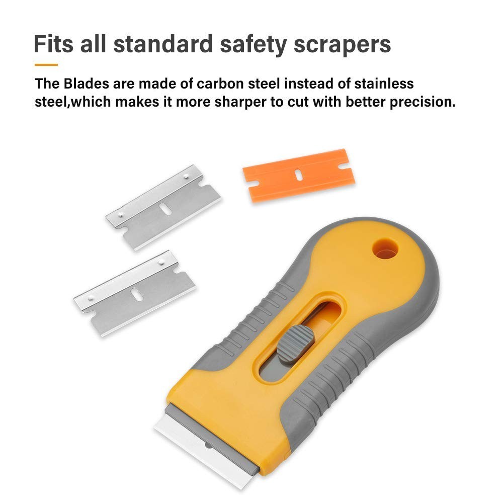 Versatile Single Edge Razor Blades - Sharp, Durable & Moisture-Proof, 100 Count