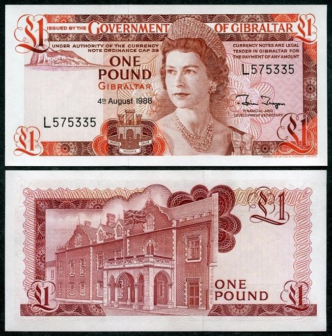 Gibraltar - 1 Pound 1988 UNC Pick 20e Lemberg-Zp