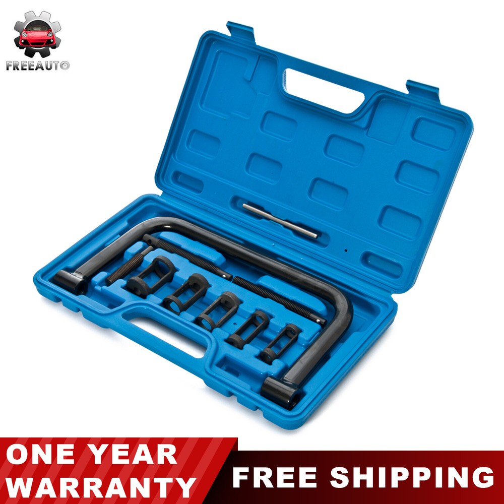 Cylinder Head Valve Spring Installer Remover Tool Set OHV/OHC Compressor Engine