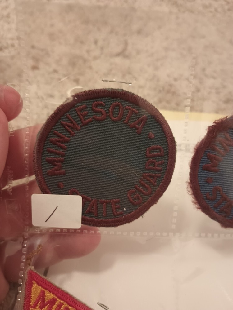 Minnesota State Guard Patch Lot