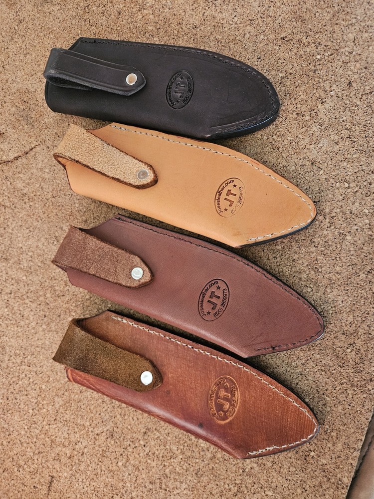 Spyderco Mule Team Knife Leather Sheath Custom Made Options