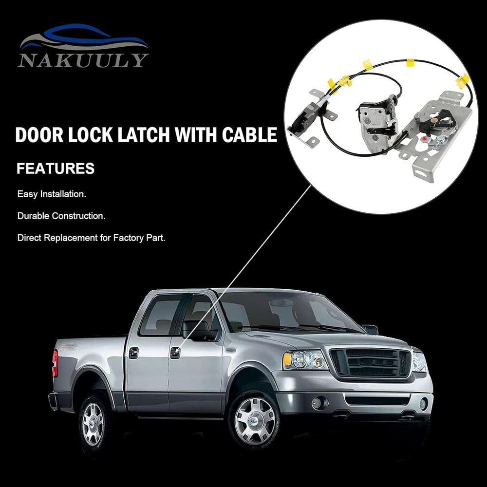 Left Driver Side Rear Door Lock Latch for Ford