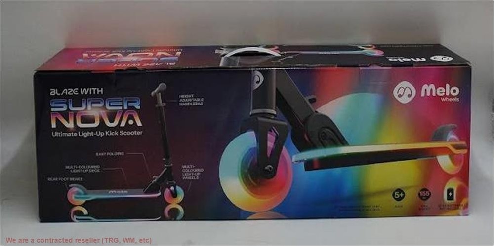Melo Supernova Kick Scooter - Black