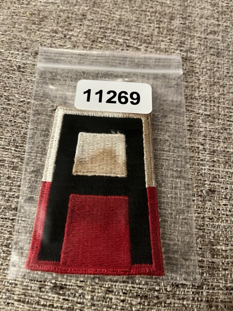 WWII 1st Army Patch Red White