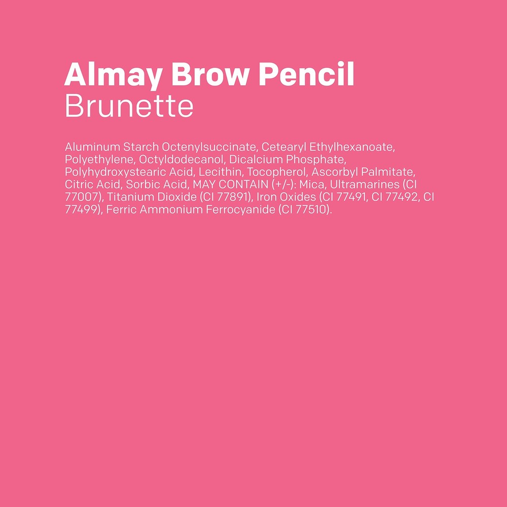 Almay Hypoallergenic Eyebrow Pencil, 802 Brunette