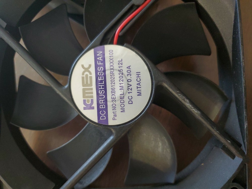 2 PACK 120mm Computer Case Fan DC Brushless 4 pin Molex NEW