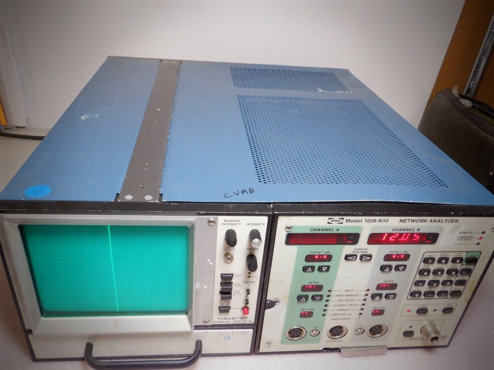 Wavetek PMI 1038-N10 1038-D14A Network Analyzer w/ Display