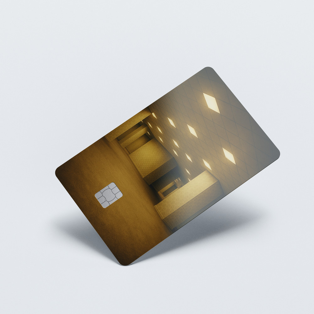 Backrooms Hallway Card Skin
