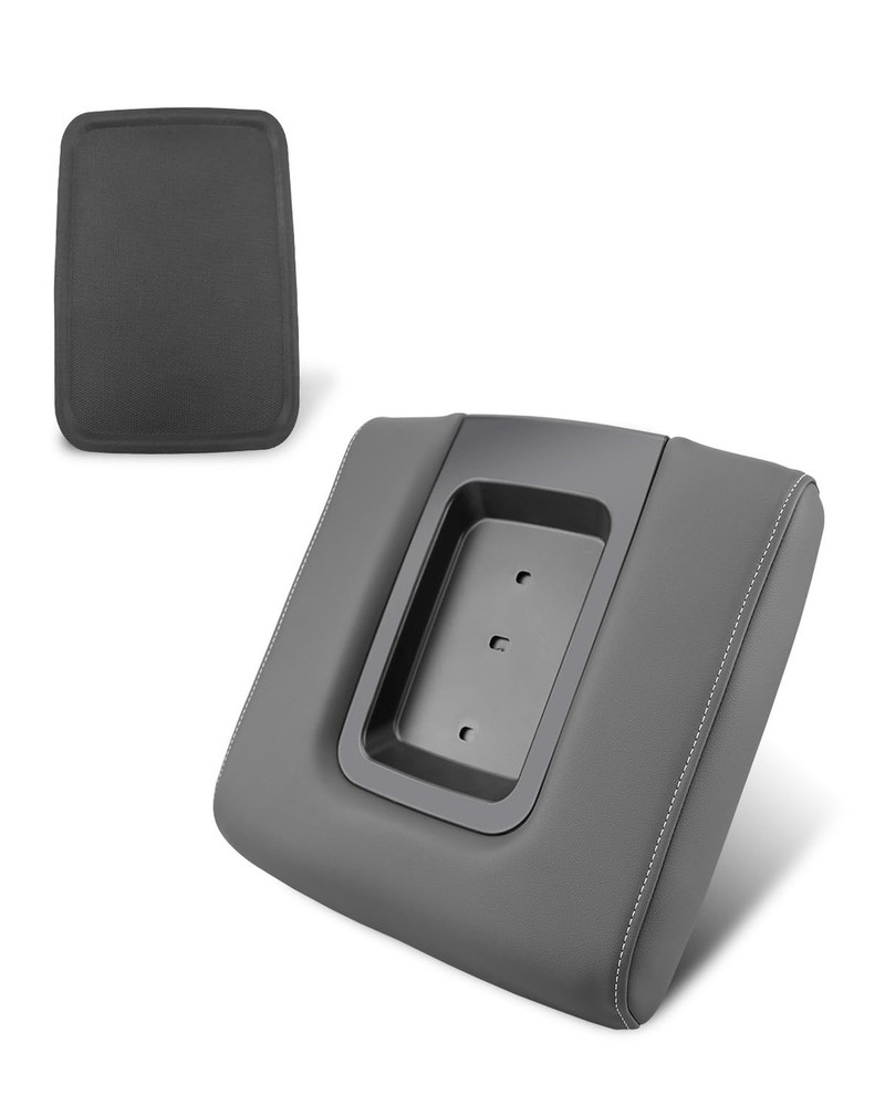 Front Seat Center Console Armrest Cover with Padding Fit for Chevy Silverado ...