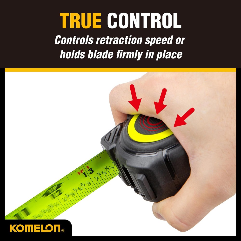 25' Retraction Control Tape Measure