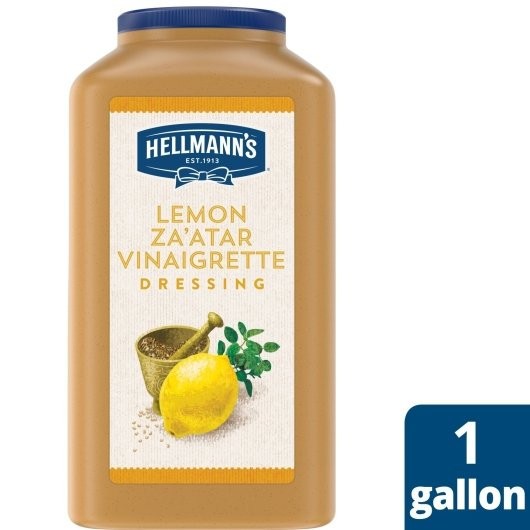 Hellmann s Classics Lemon Zaatar Vinaigrette Dressing Bulk, 1 Gallon, 4 Per Case