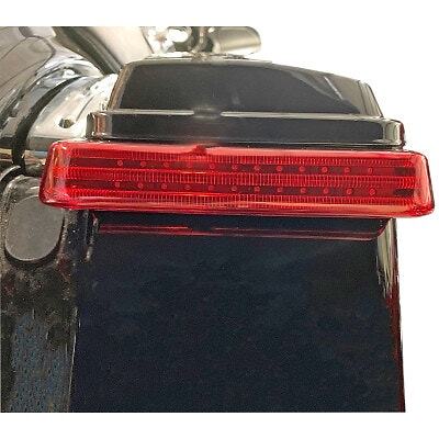 Custom Dynamics ProBeam Black Red LED Sequential Low-Profile BAGZ Lights Harl...