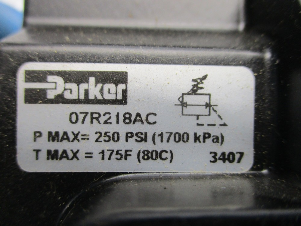 PARKER 07R218AC REGULATOR NSNP