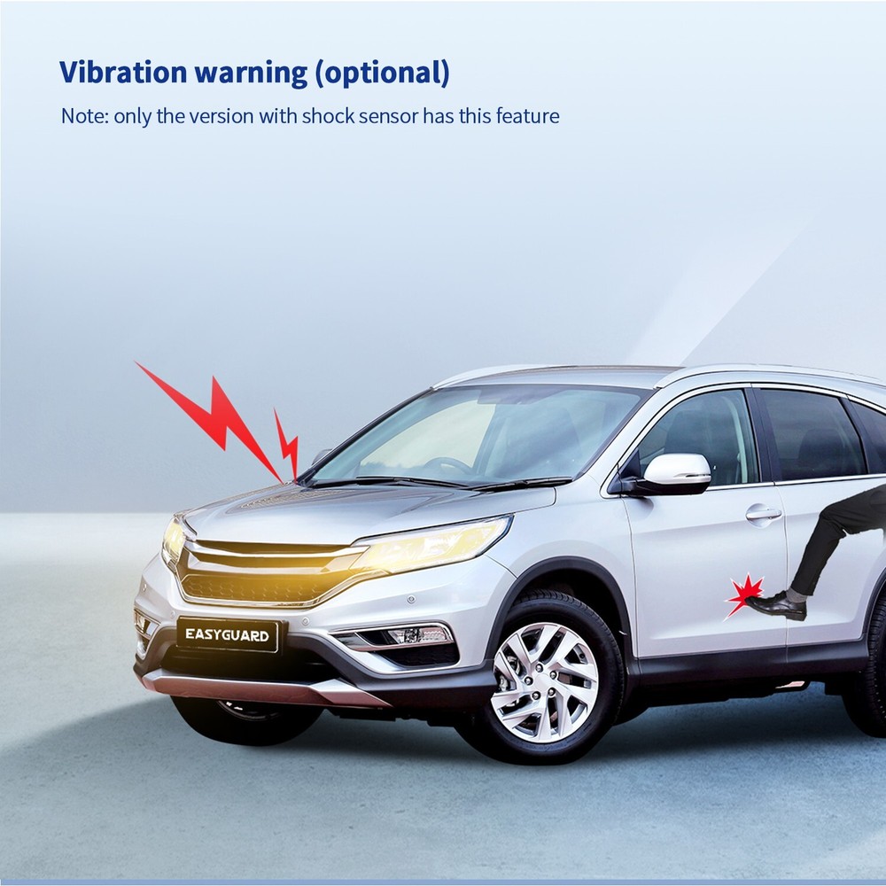 EASYGUARD remote start alarm system PKE keyless entry push button start kit