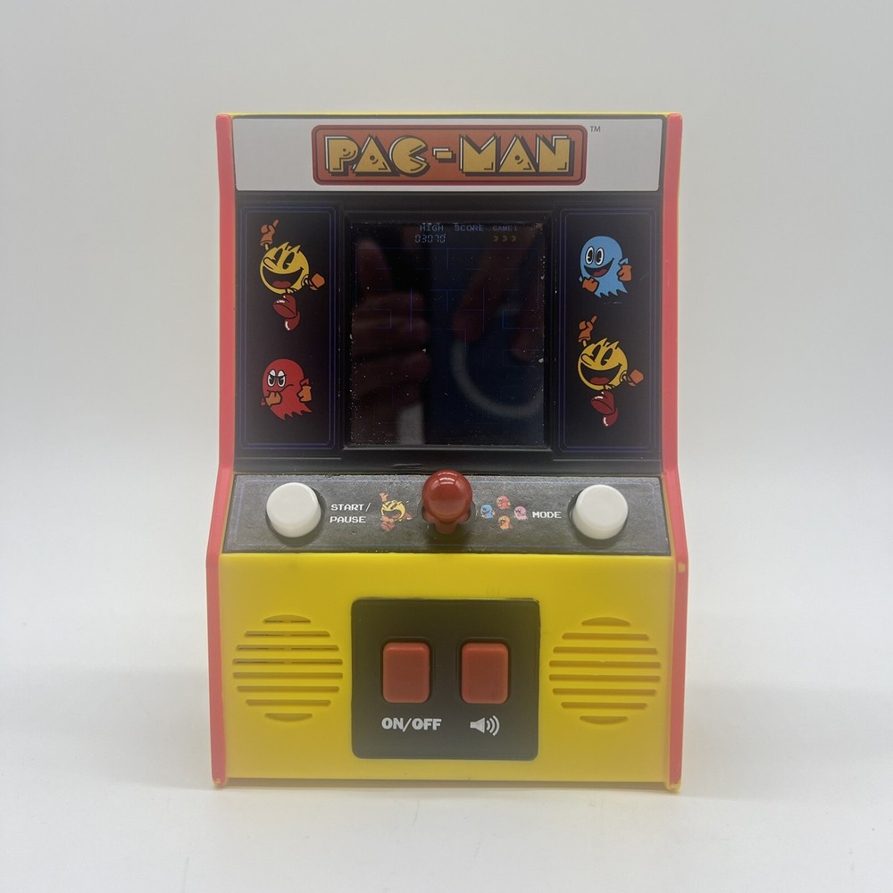 Basic Fun Bandai Namco Pac-Man Mini Game Arcade Machine Handheld Classic Retro