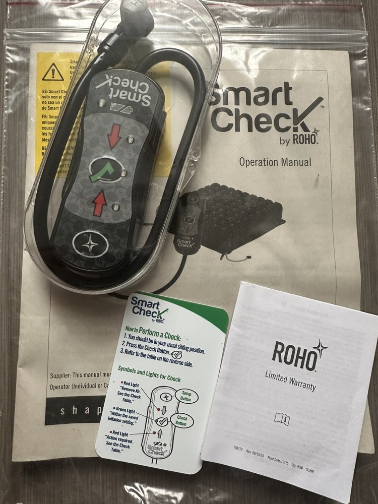 NEW ROHO Permobil Intertek Smart Check Device in Case Smartcheck-01