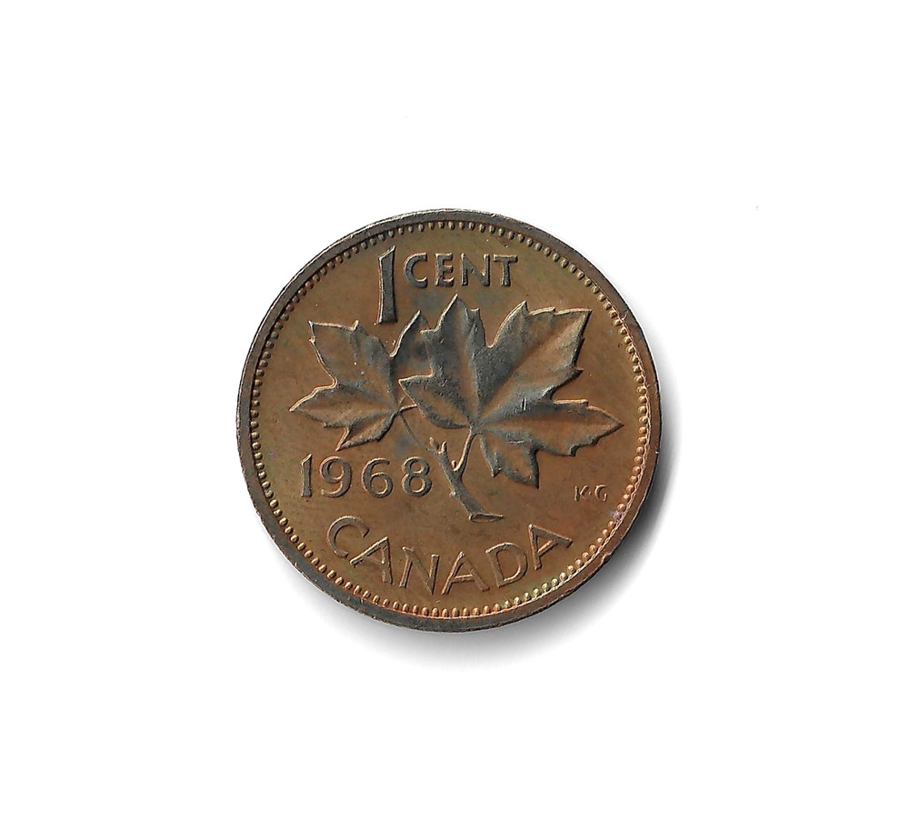 1968 Canada - 1 Cent - 931 - Bronze - 3.2g